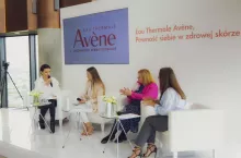 Drota Gardias; prof. dermatologii Aleksandra Lesiak; kosmetolog Alexa Antczak; Katarzyna Stachurska, product manager Avène