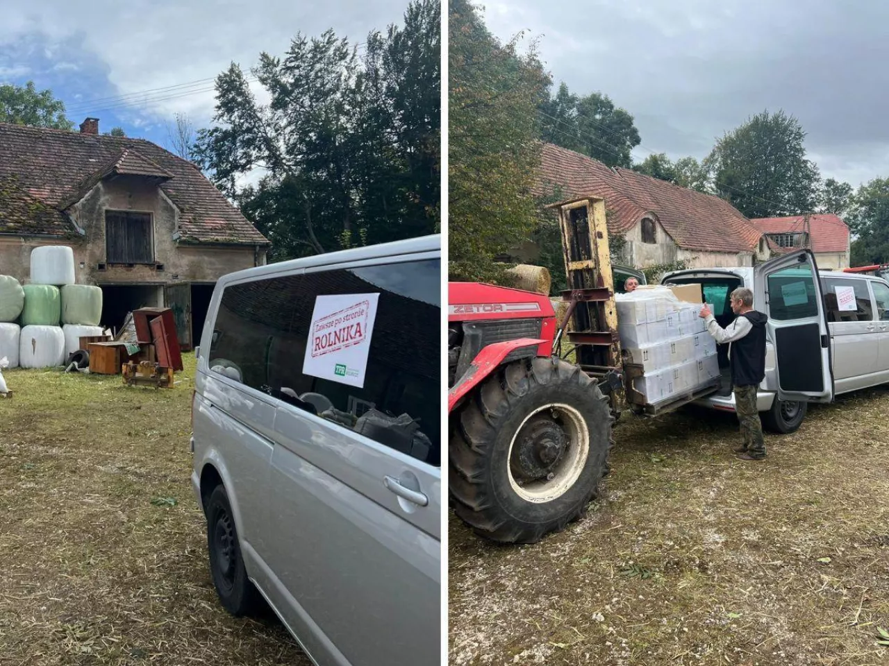 Dary dla powodzian od TPR, topagrar i Agrosimex