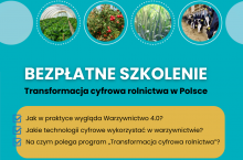 &lt;p&gt;Zapraszamy na warsztaty: ”Transformacja cyfrowa warzywnictwa w Polsce”!&lt;/p&gt;