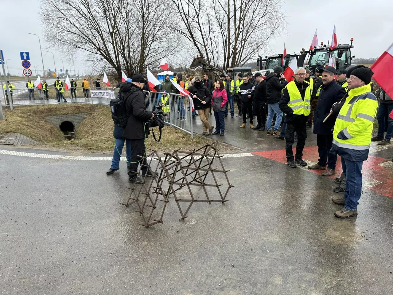 Podkarpacka Oszukana Wieś wznawia protest rolników na granicy.