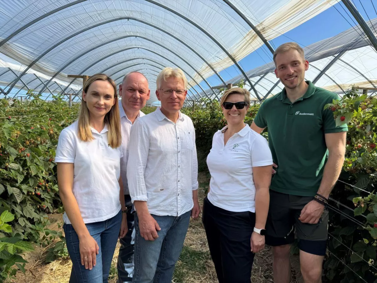 Spotkanie w gospodarstwie dr Pawła Krawca