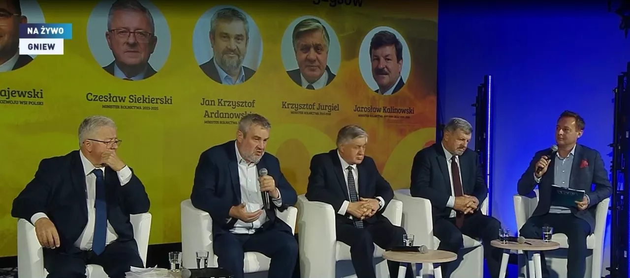 Debata ”Polskie rolnictwo 2030 – bezpieczeństwo żywnościowe, suwerenność i przyszłość w obliczu kryzysów” zorganizowana 10 października w Gniewie