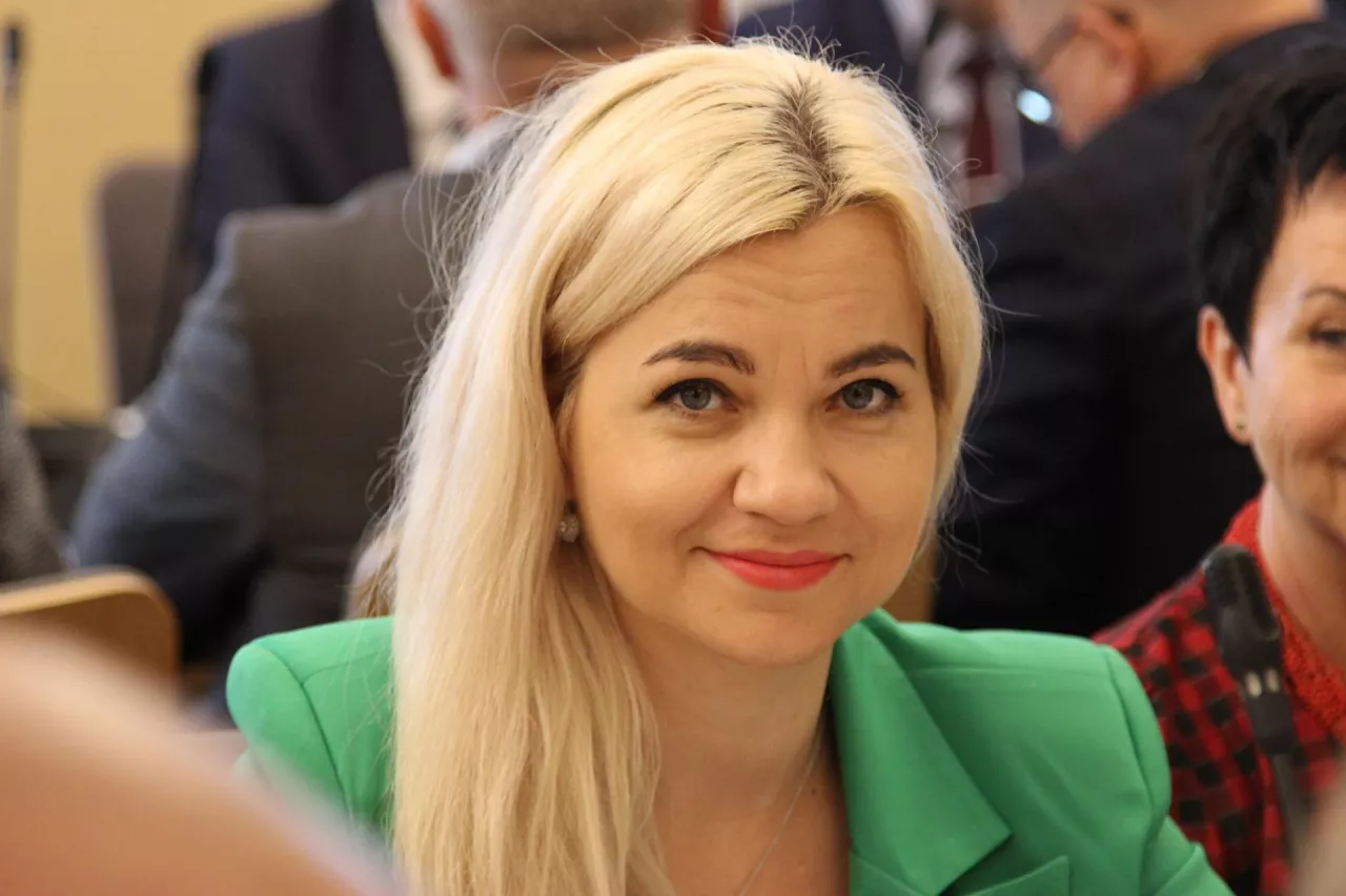 Posłanka Małgorzata Gromadzka w Sejmie