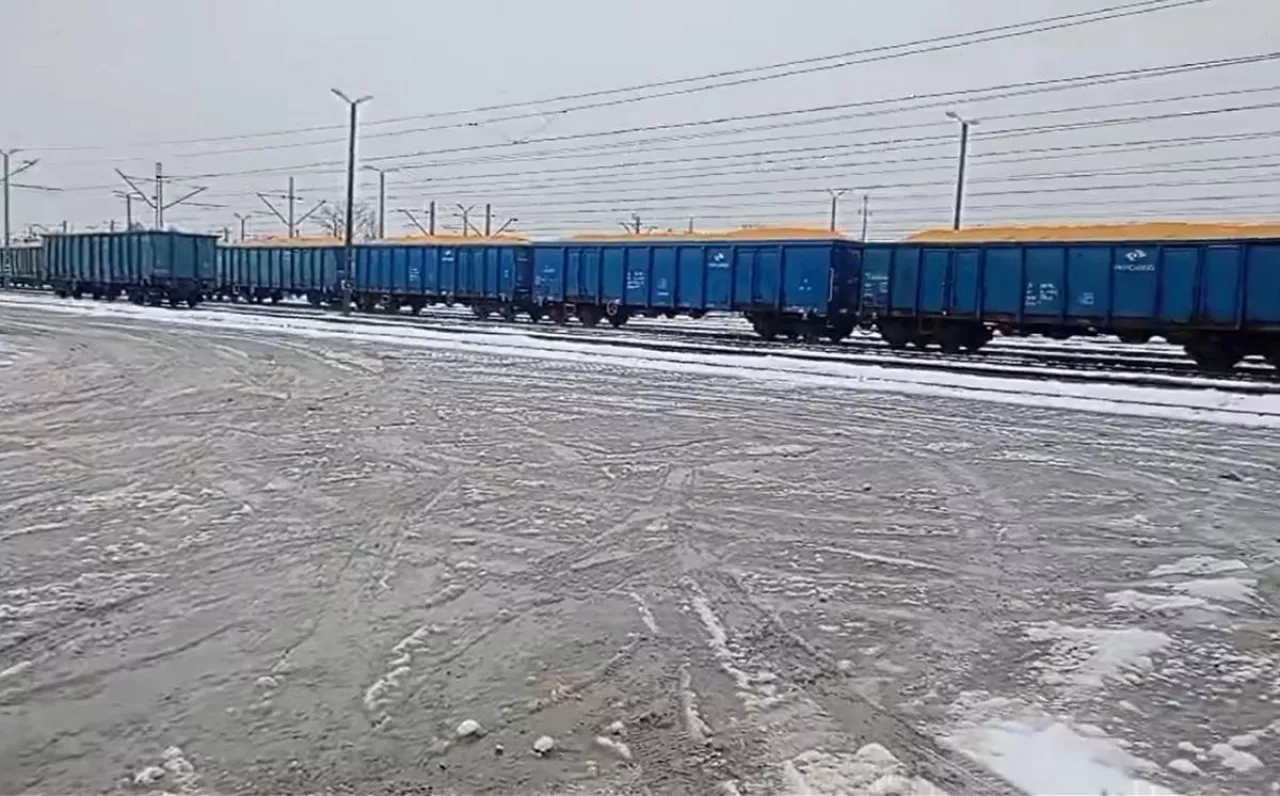 Kukurydza w wagonach