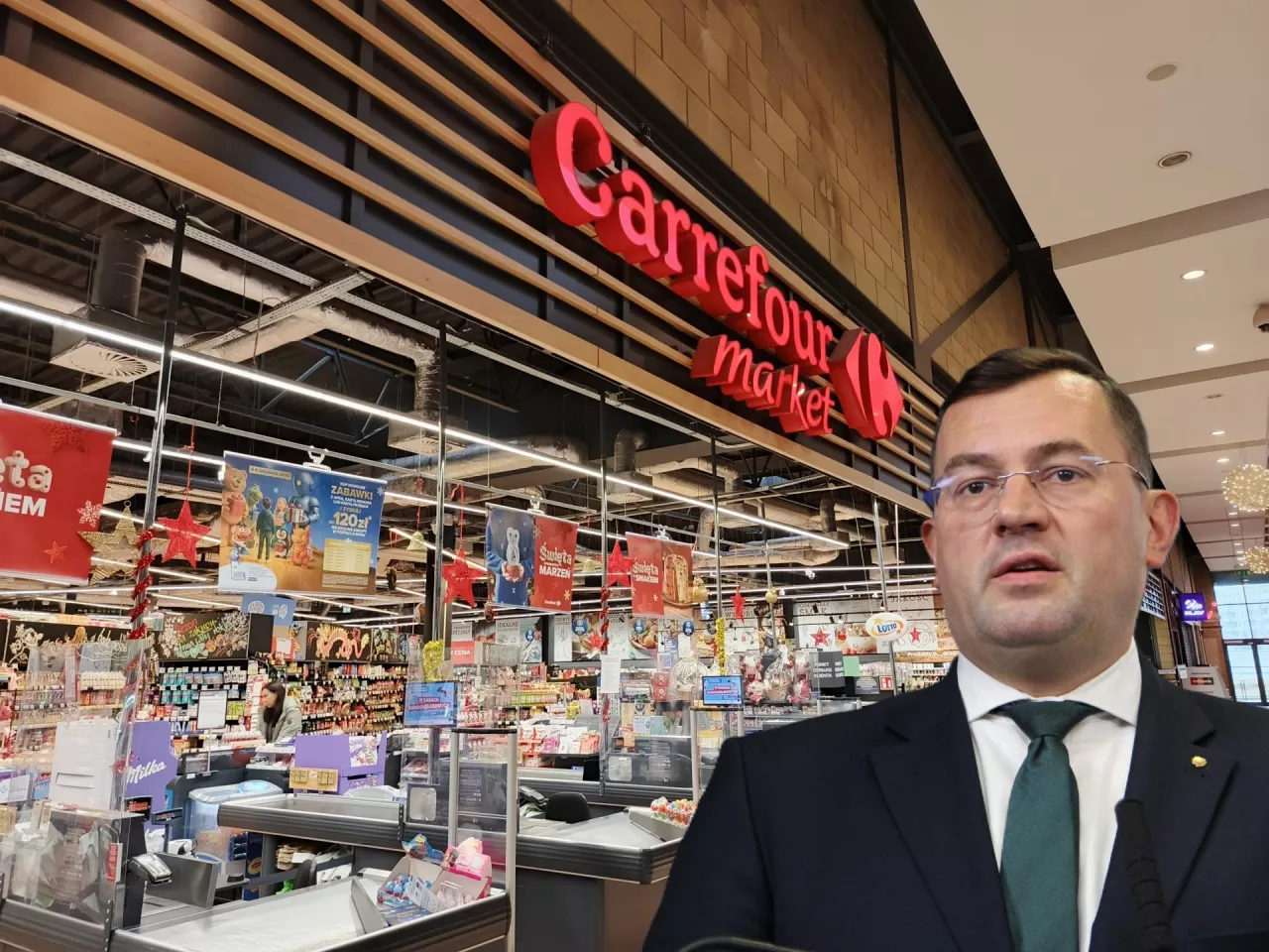Sieć Carrefour, Stefan Krajewski, sklep Carrefour