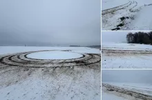 Fan off-roadu samochodem terenowym rozjechał uprawy jęczmienia ozimego rolnikowi z Dolnego Śląska