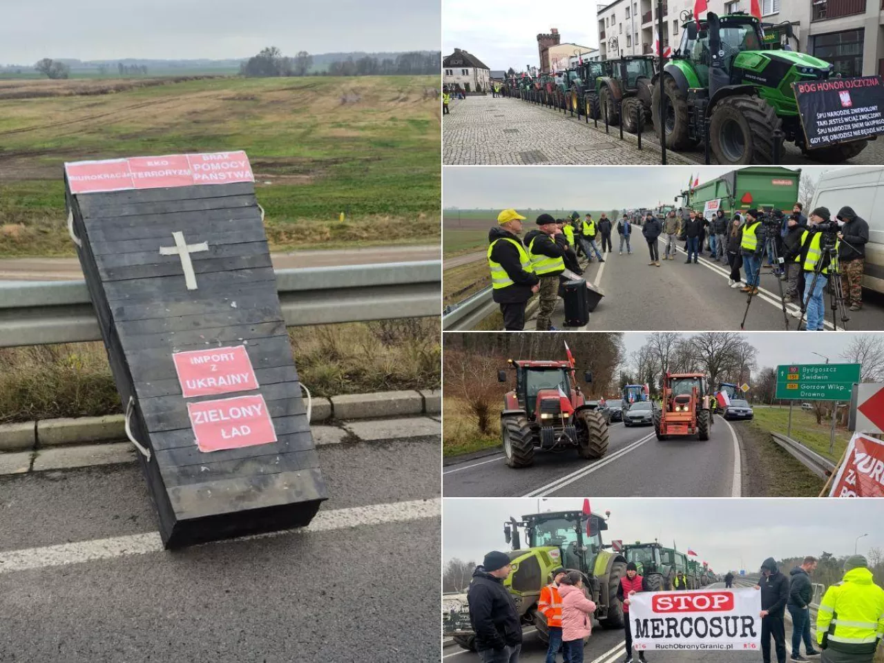 Rolnicy blokują S3. ”Ekoschematy obcięte, ceny skupu runęły”