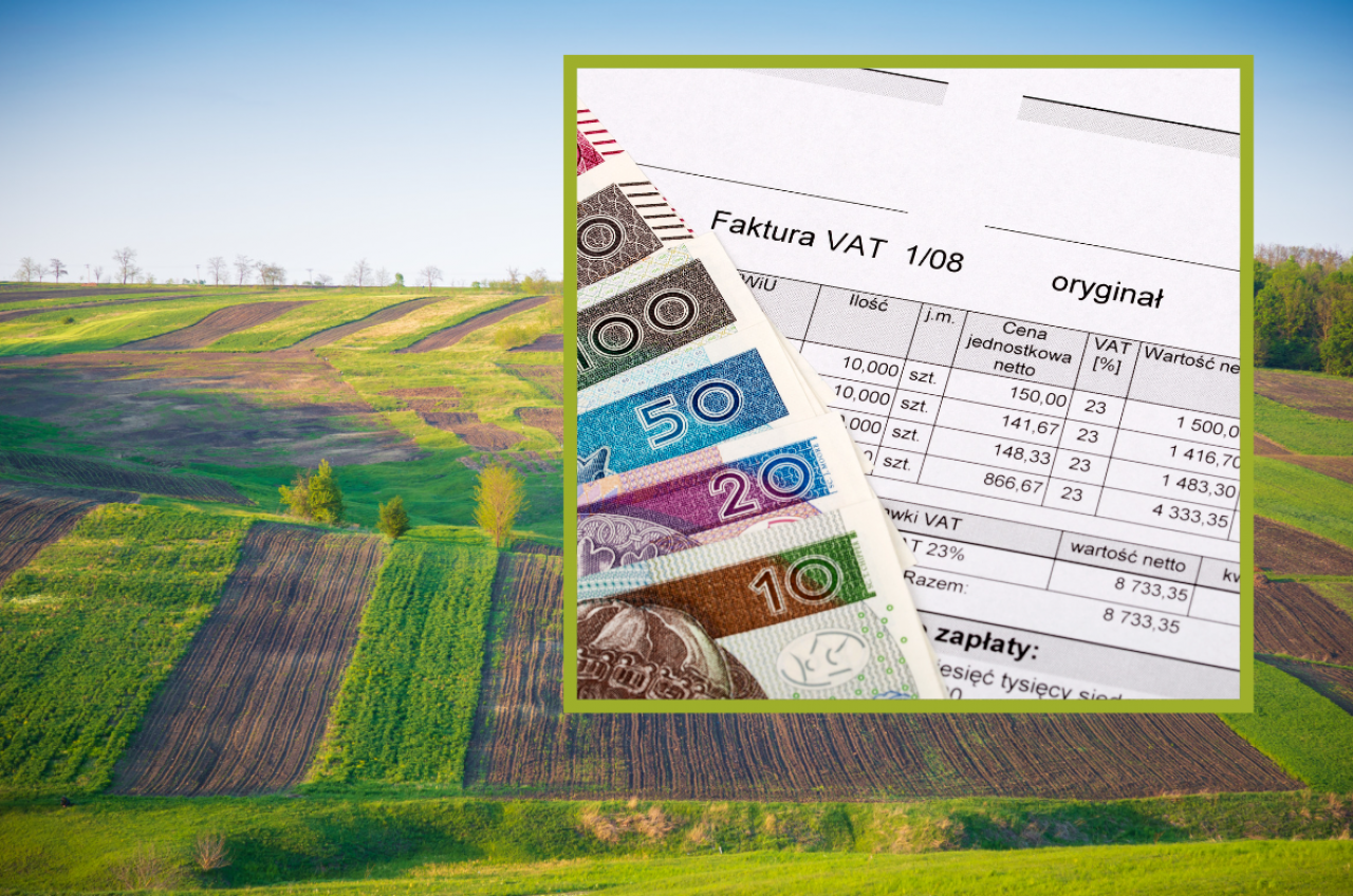 faktura VAT za działki rolne