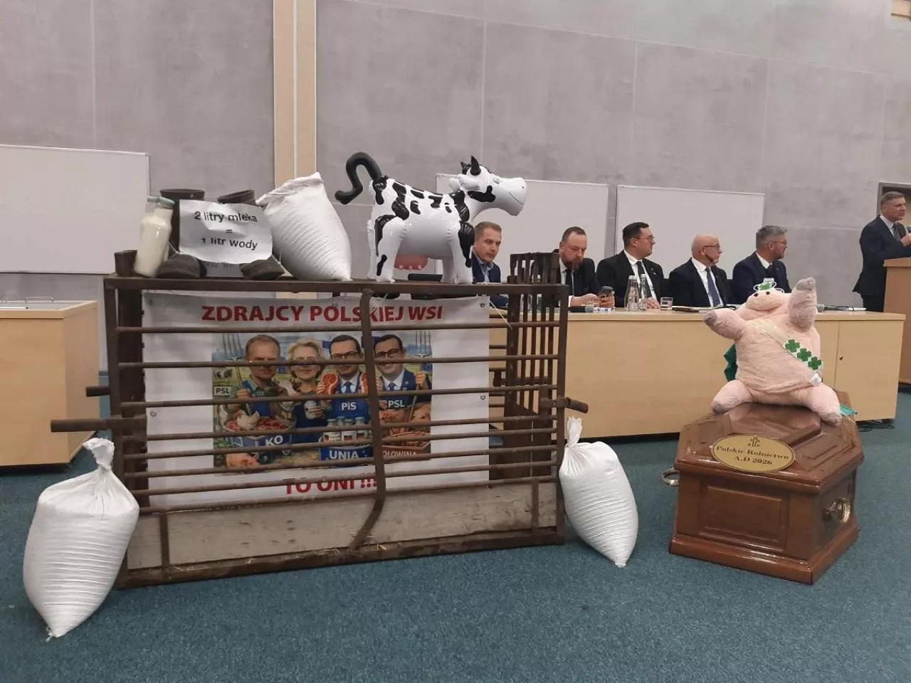 Gorąco na spotkaniu z ministrem rolnictwa w Siedlcach