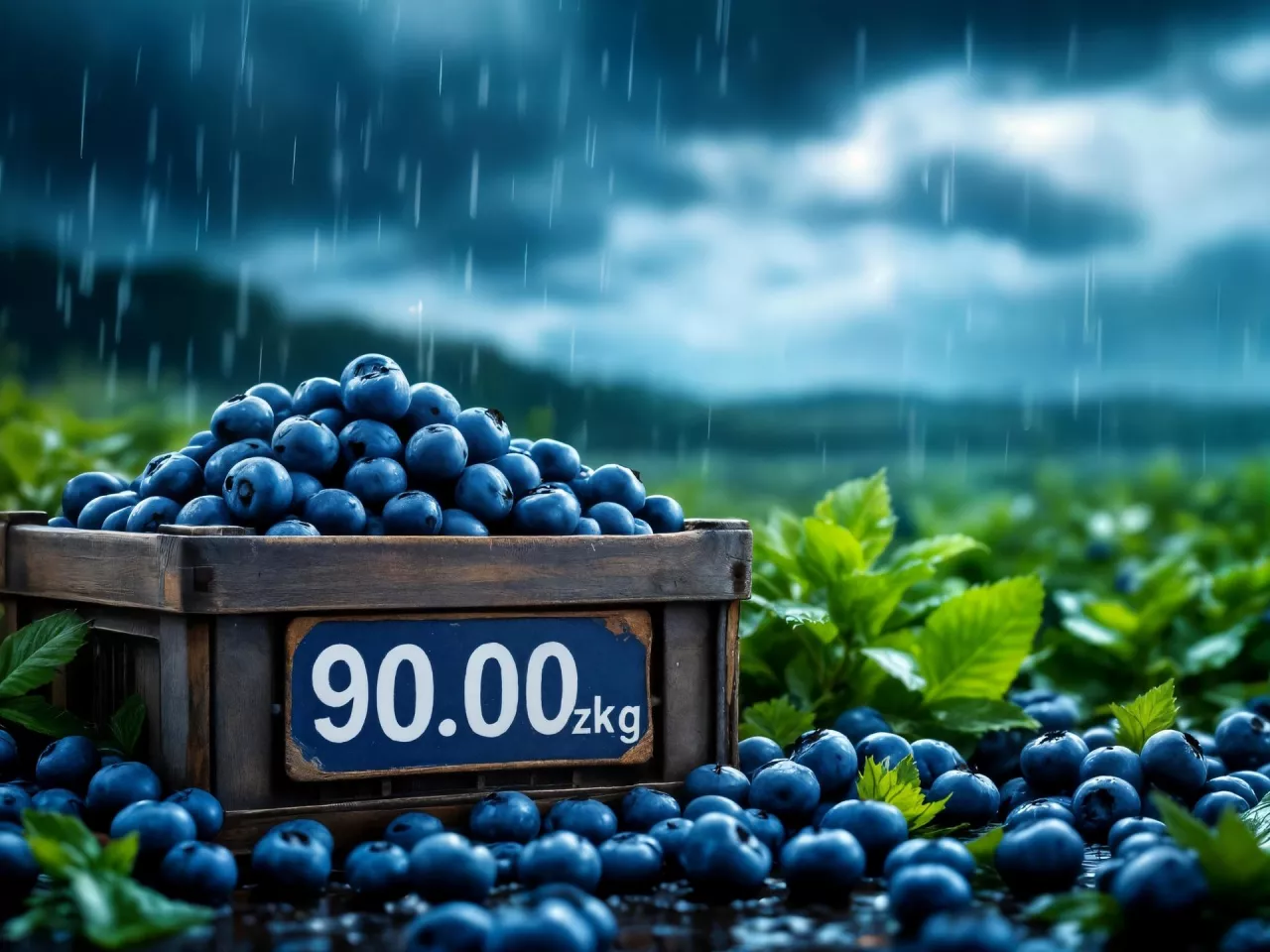 Ceny owoców jagodowych są wyraźnie wyższe niż rok temu o tej porze - borówki w hurcie dochodzą do 90 zł/kg