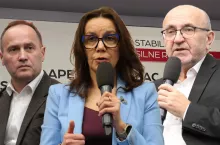 Od lewej: Dariusz Goszczyński, Agnieszka Maliszewska i Andrzej Gantner