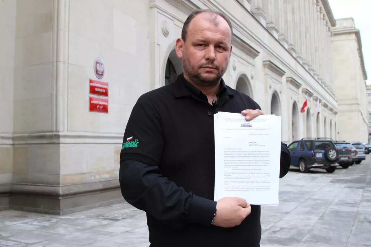 Tomasz Ognisty, zastępca przewodniczącego NSZZ RI ”Solidarność”