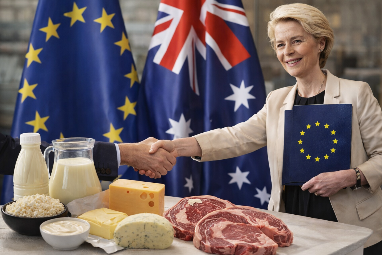 Przewodnicząca KE Ursula von der Leyen podpisała umowę handlową UE-Australia