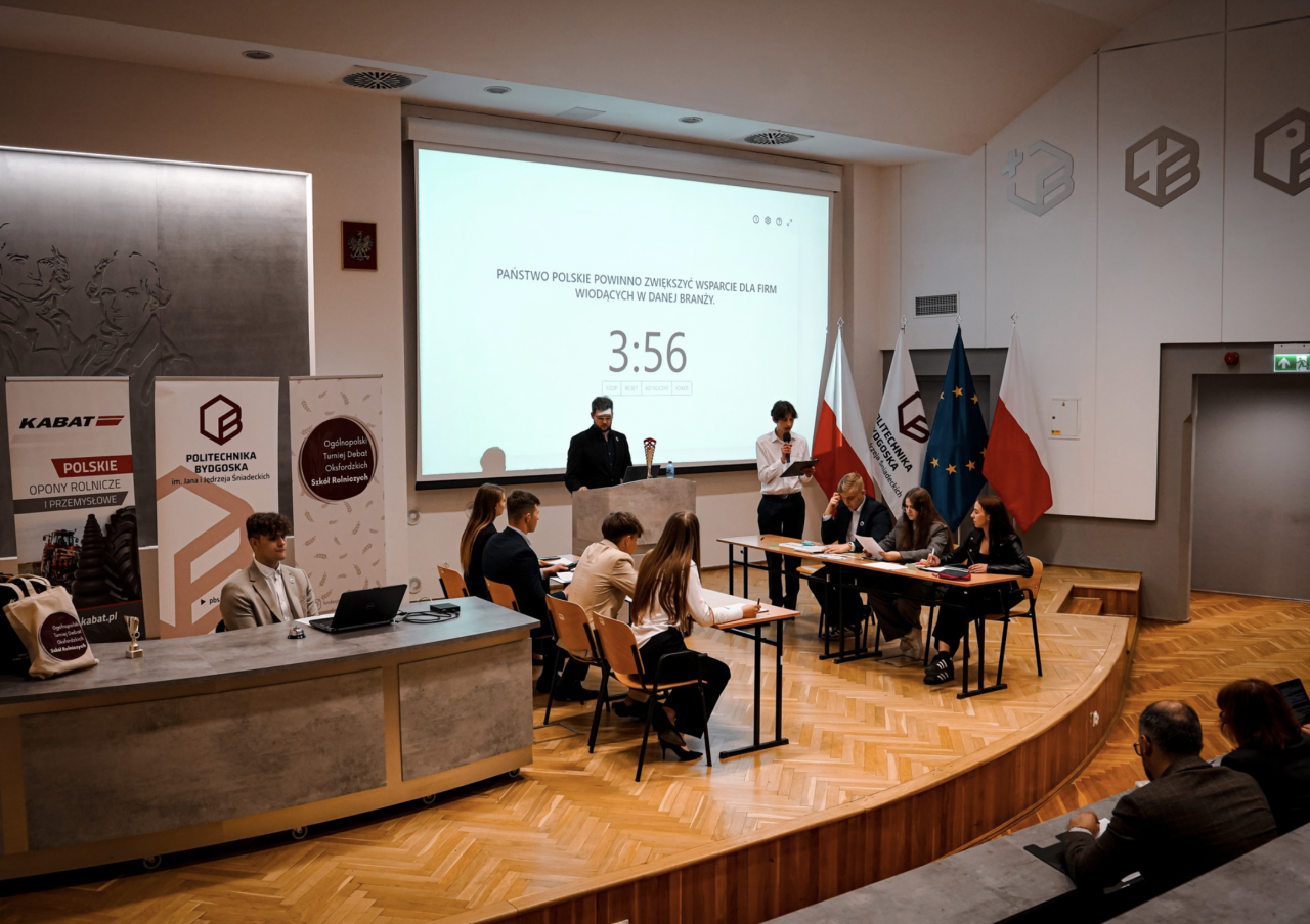 I edycja Ogólnopolskiego Turnieju Debat Oksfordzkich Szkół Rolniczych w Poznaniu 